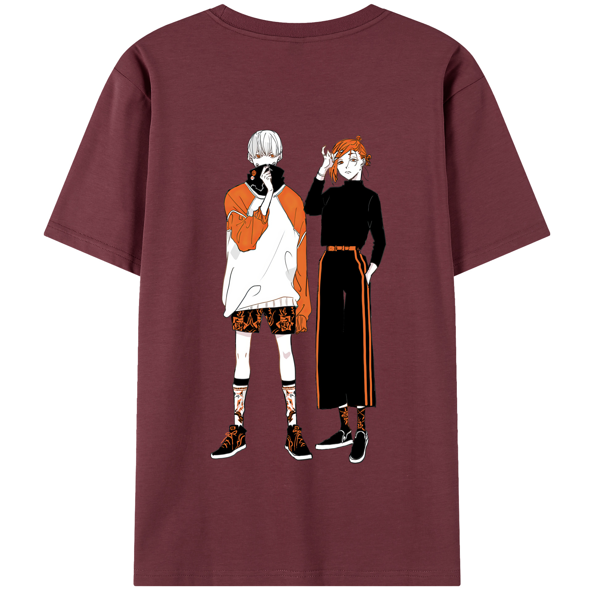 （画像用） 呪術廻戦 Jujutsu Kaisen 綿100％半袖Tシャツ（背面プリント）